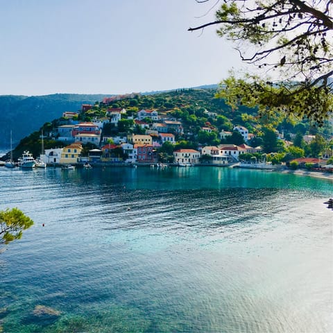Admire the traditional architecture of Assos – it's a thirty-two-minute drive