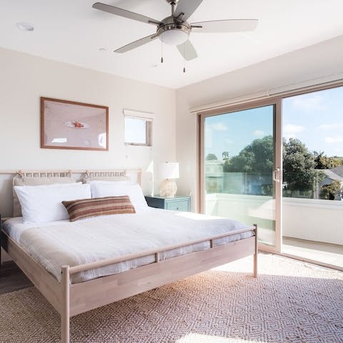 Wake up to bright and beautiful views
