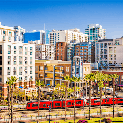 Head to San Diego's Gaslamp Quarter for history and nightlife