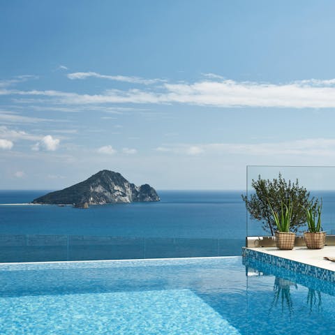 Spend hours swimming and admiring the view from your infinity pool
