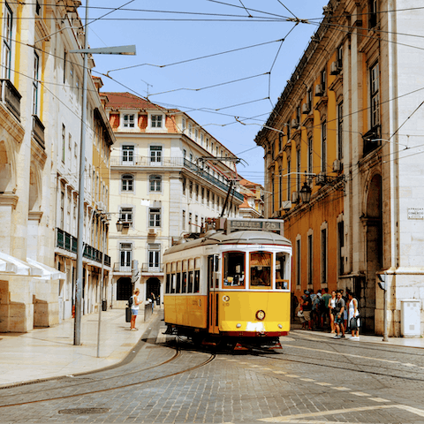 Stay in historical Baixa, in the heart of Lisbon's city centre