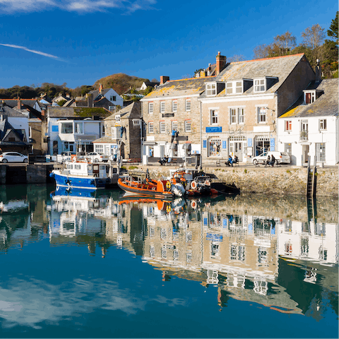 Stay in the pretty Cornish harbour town of Padstow