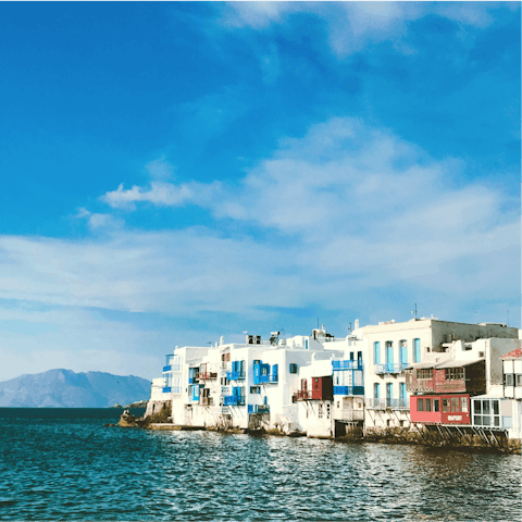 Explore the incredible island of Mykonos, right on your doorstep