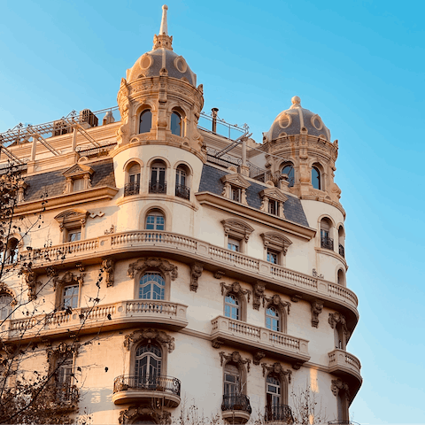 Head over to the neighbourhood of Eixample for amazing architecture