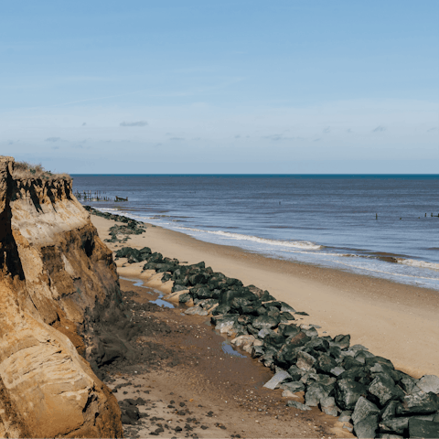 Pack up a picnic and head to the beach – Norfolk's sandy shores are just a half-an-hour drive away