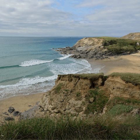 Find Praa Sands Beach on the other end of a short drive, the perfect spot to catch some rays