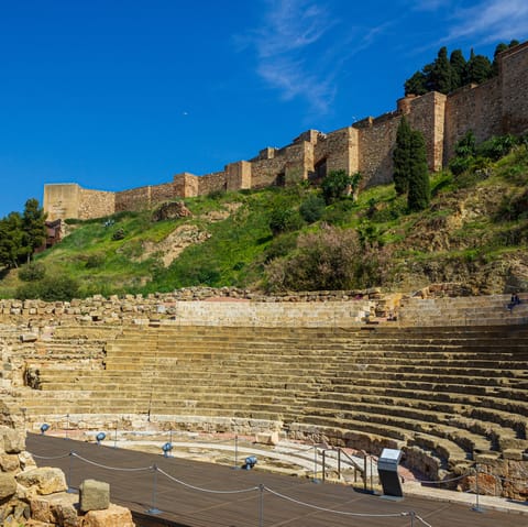 Visit the Alcazaba de Málaga, one of the city's most iconic sights