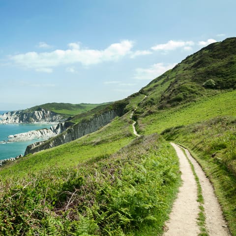 Hike along the rugged Pembrokeshire Coast 