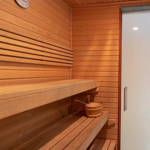 Unwind in the sauna