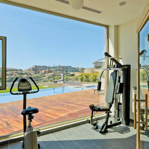 Work out in your private gym