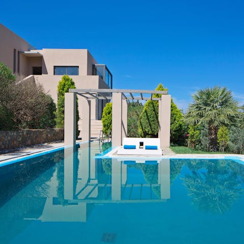 Take an afternoon dip in the pool when you need to cool off from the sun
