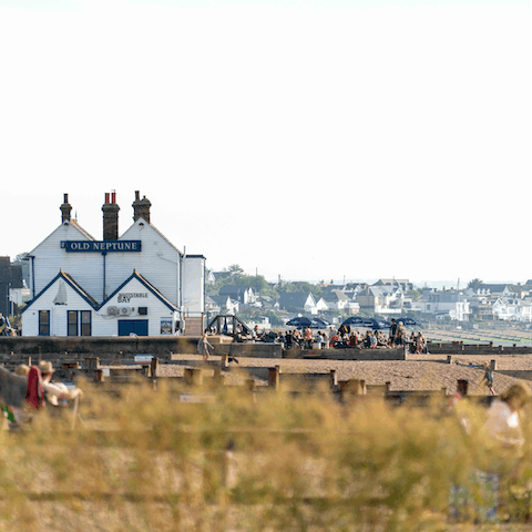 Stay in the heart of the charming seaside town of Whitstable