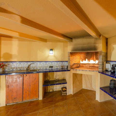 Grill up traditional escalivada on the outdoor barbeque