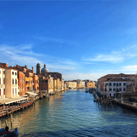 Take in the sights of Venice as you tour the canals in Cannaregio