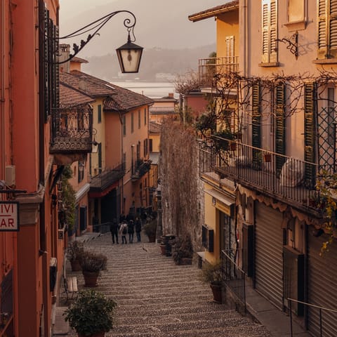 Spend an afternoon exploring charming Bellagio, a forty-four-minute ferry ride away