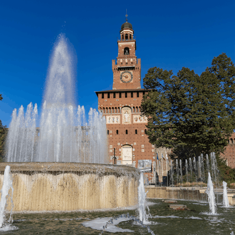 Discover Lombardy's artistic heritage at Sforzesco Castle 