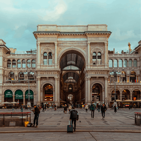 Indulge in local culture at the Galleria Vittorio