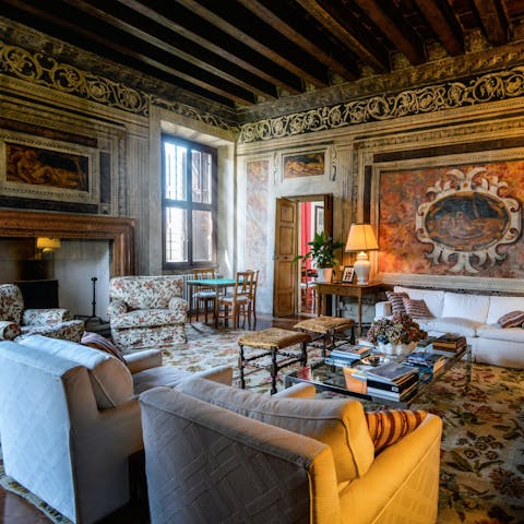 Enjoy the grandeur of this 16th-century Venetian villa