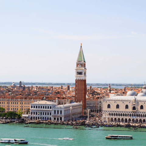 Explore Venice, including the nearby Grand Canal