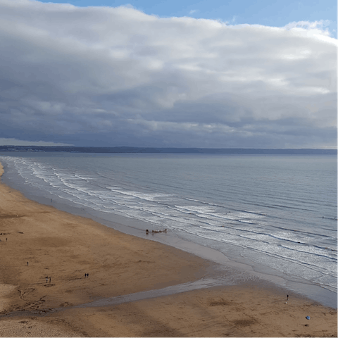 Spend a day on the sand at gorgeous Branscombe Beach