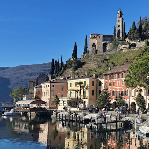 Stroll by Lugano's sparkling lake and indulge in local gastronomy