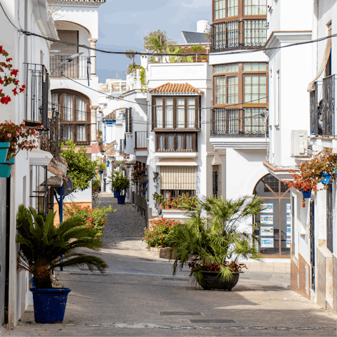 Grab an ice cream and go for a stroll through the cobbled streets of Estepona