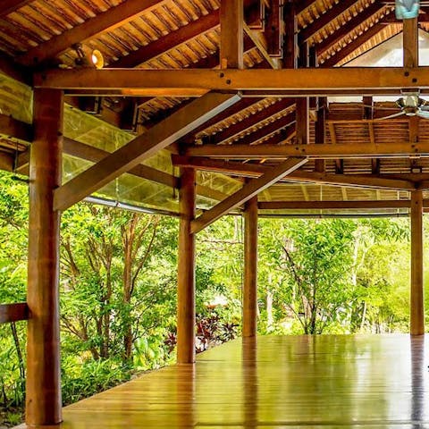 Start your day with some invigorating yoga on the hideaway decking, listening to the sounds of the forest