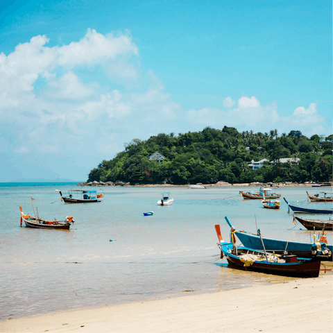 Explore Koh Samui and its pristine beaches, jungle landscape, bustling markets, and adventurous pursuits