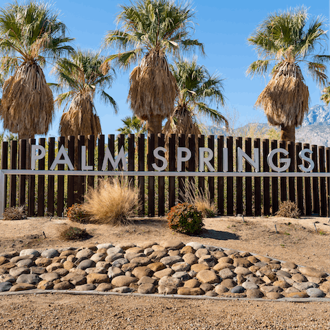 Live the high life in Palm Desert – your home is just around fifteen miles from Palm Springs