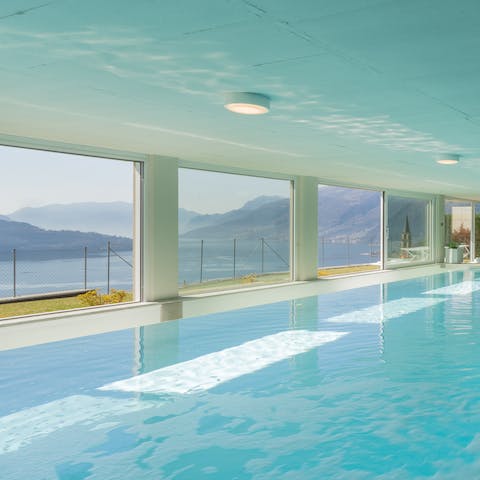 Enjoy a wonderful sense of wellbeing from the swimming pool