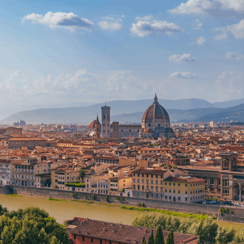 Head to nearby Piazzale Michelangelo for spectacular city views