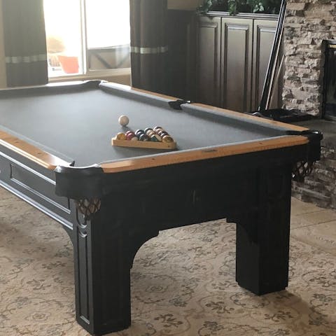 Sharpen your skills at the pool table