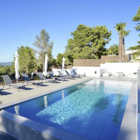 Enjoy Ibiza’s hot weather from the cool of an infinity pool