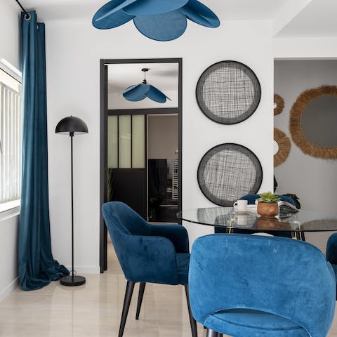 Stay in a design-led apartment and blend right into the Paris' artsy neighbourhood