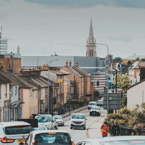 Spend an afternoon pottering around Ipswich, only 3.5 miles away