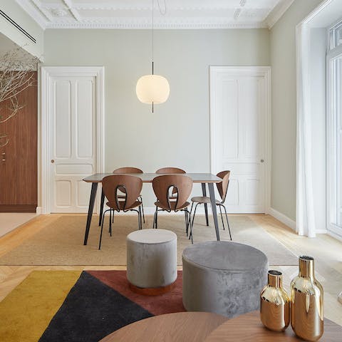 Walk to a local restaurant or savour relaxing evenings at home