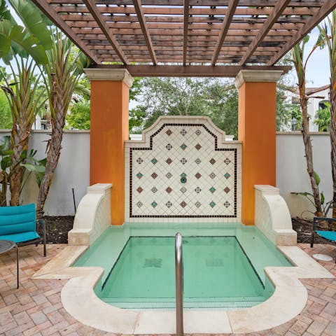 Cool off in one of the communal pools