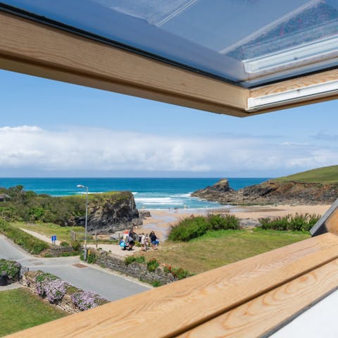 Wake up to sea views from your window