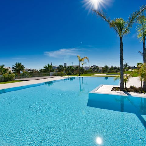 Beat the heat with a dip in the shared pools