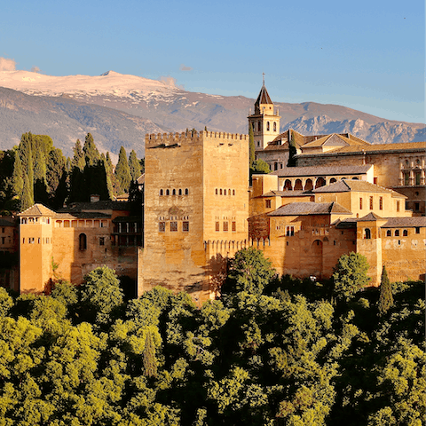 Pay a visit to the majestic Alhambra, in the centre of Granada