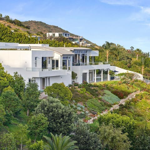 Embrace quintessential California living from this luxurious home in Malibu