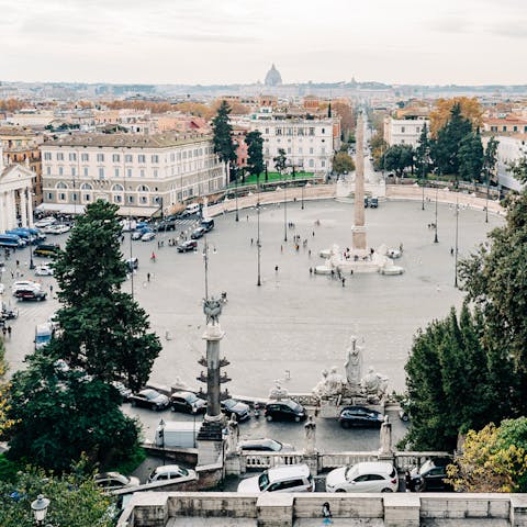 Visit Piazza Del Popolo - within walking distance