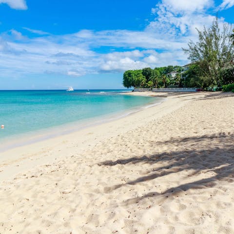 Enjoy the stunning beaches of St James, with the nearest one siuated on your doorstep 