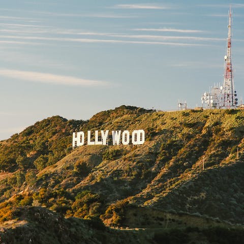 Explore the movie-making magic of Hollywood – just a fifteen-minute drive 