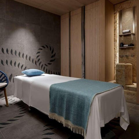 Book yourself in for an afternoon of pampering at the resort's serene spa