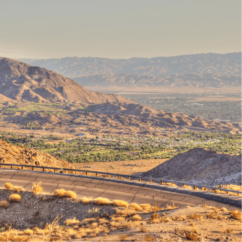Explore the stunning desert surroundings in Coachella Valley