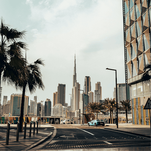 Explore Downtown Dubai, home to Dubai Mall and Burj Khalifa – it's just a twenty-minute drive away 