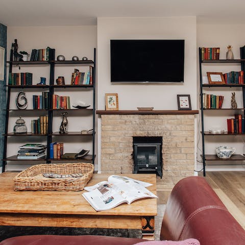 Spend your evenings cosied up in front of the wood burner