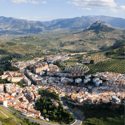 Take a day trip to the charming town of Jaén, 43km away