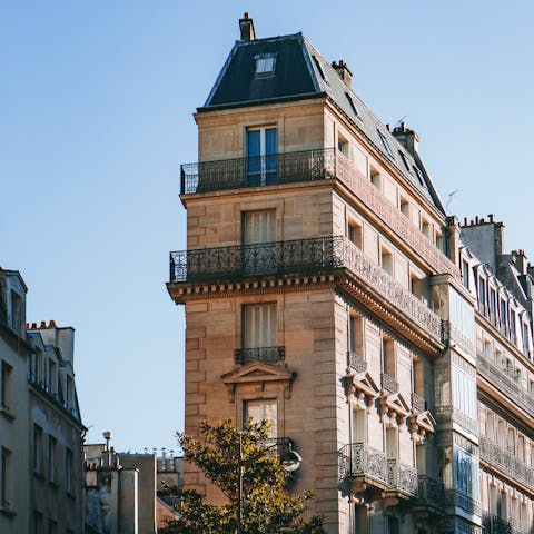 Stay in the heart of Saint Germain des Prés, steps from cafes and shops